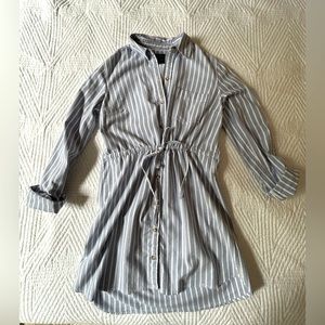 Soft cotton shirt dress.